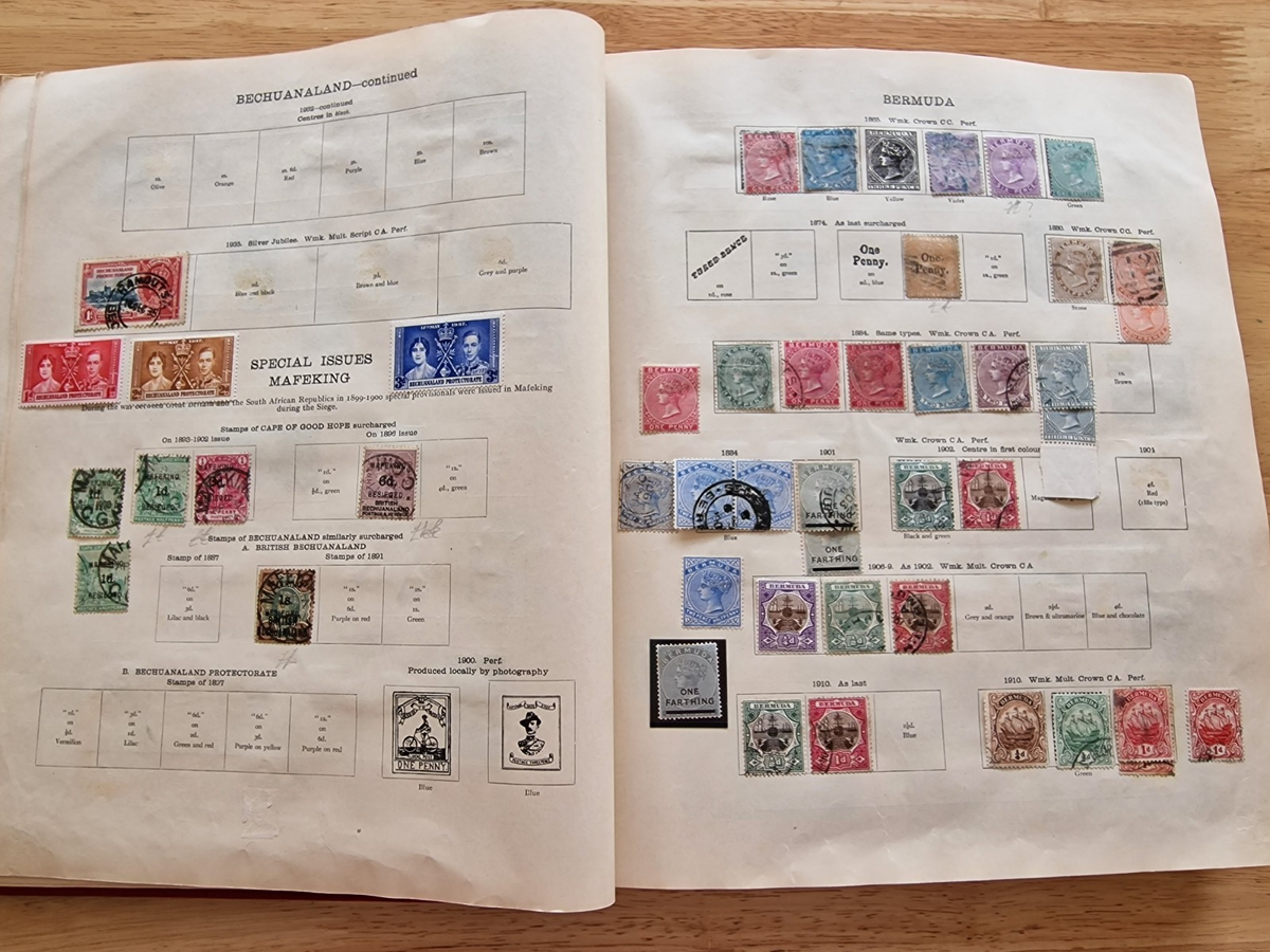 Valuable British Commonwealth Stamp Collection in New Ideal Album Massive CV