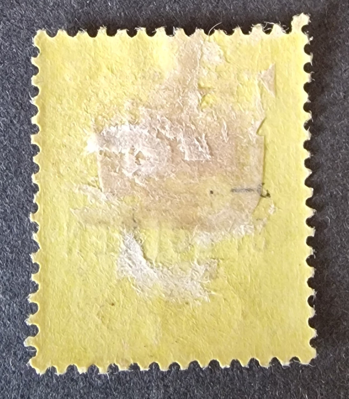 St Vincent KEVII 1904-11 SG92a 5s SPECIMEN with Damaged Frame & Crown SCARCE