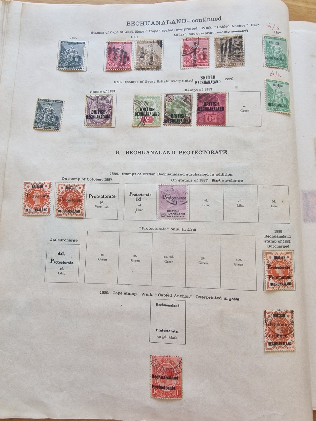 Commonwealth Stamp Collection in Well Filled New Ideal Album Huge Cat Value