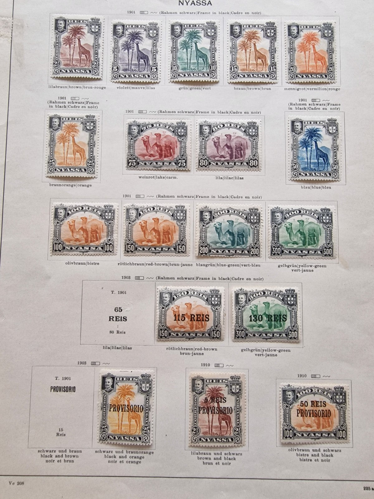Nyassa 1903-10 Mint Selection