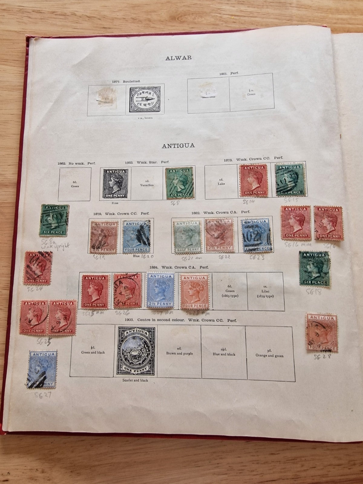 Valuable British Commonwealth Stamp Collection in New Ideal Album Massive CV