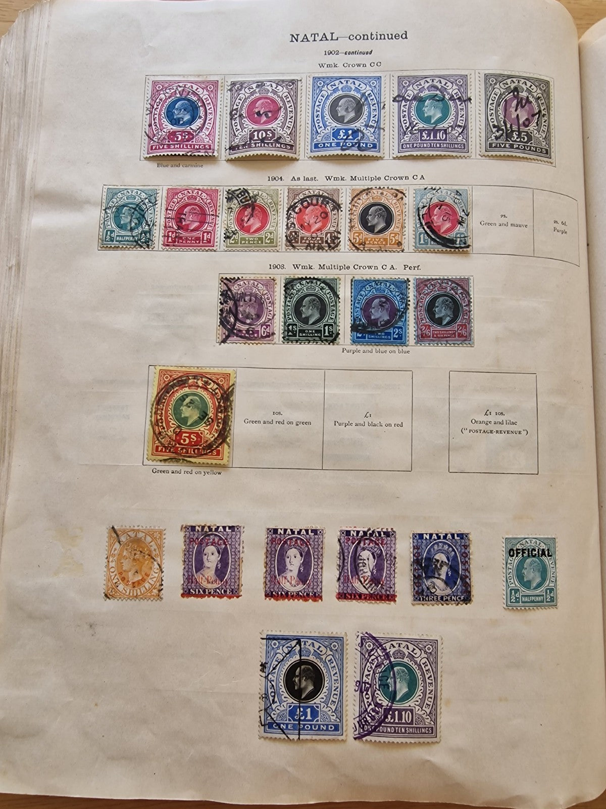 Commonwealth Stamp Collection in Well Filled New Ideal Album Huge Cat Value