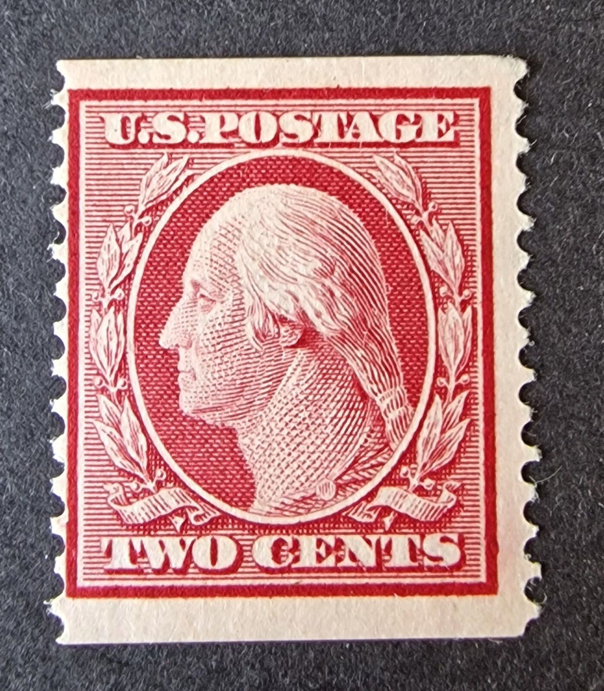 USA 1909 SG360 SC# 353 2c Carmine Imperf x P12 Coil Mint