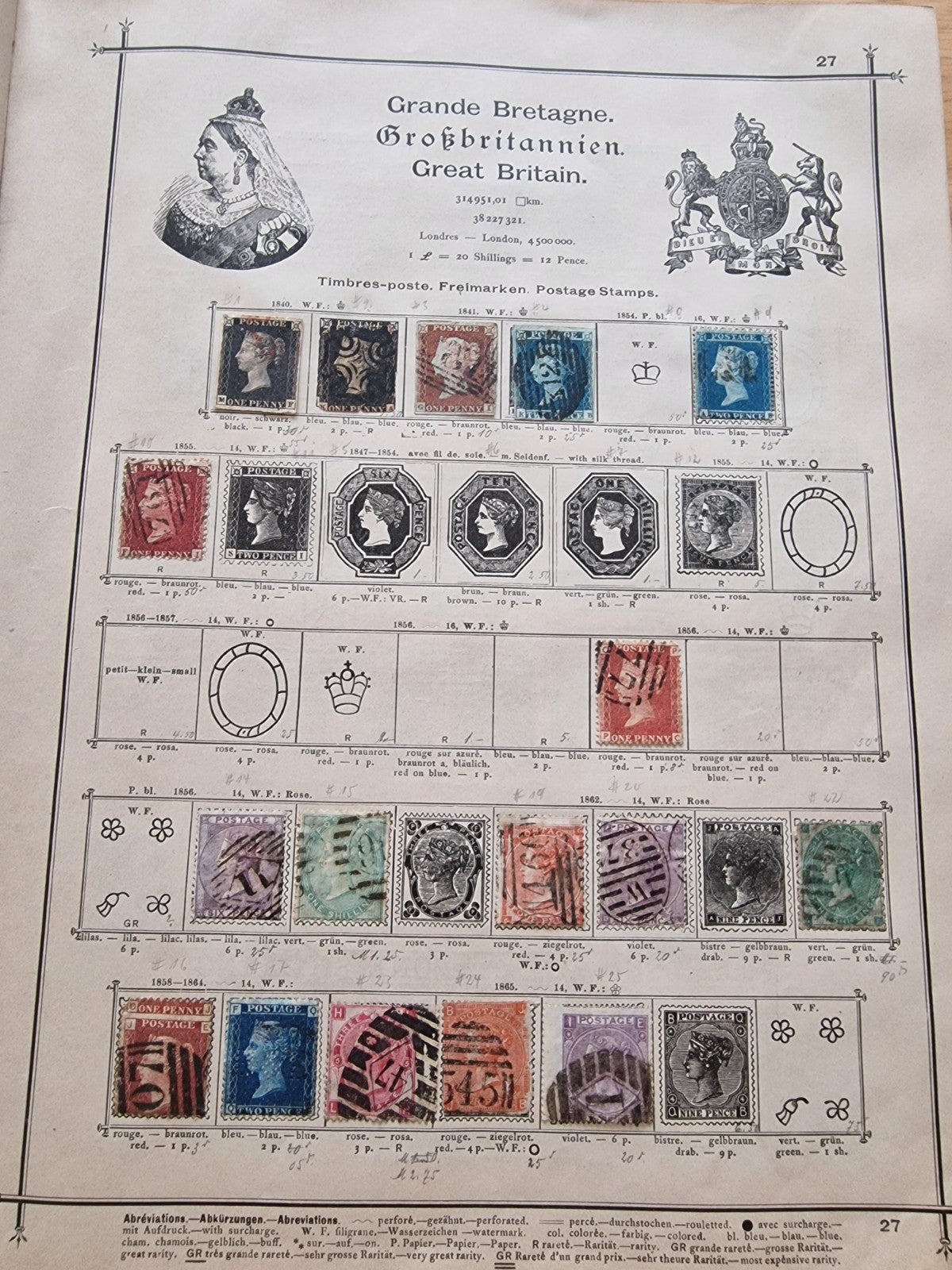 Valuable Stamp Collection in Ornate Old Schwaneberger Album Huge Cat Value