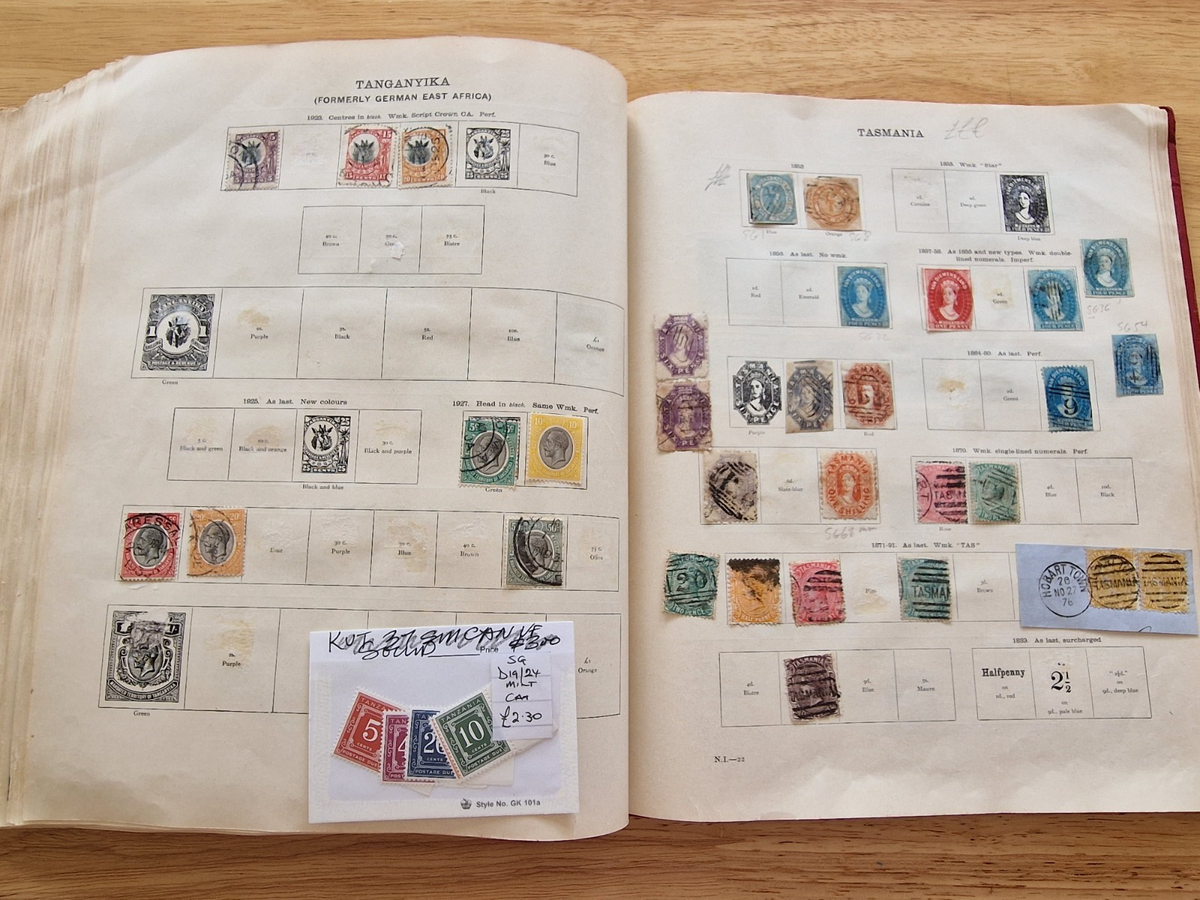 Valuable British Commonwealth Stamp Collection in New Ideal Album Massive CV