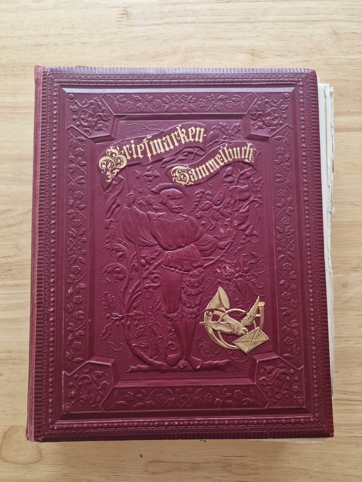 Valuable Stamp Collection in Ornate Old Schwaneberger Album Huge Cat Value