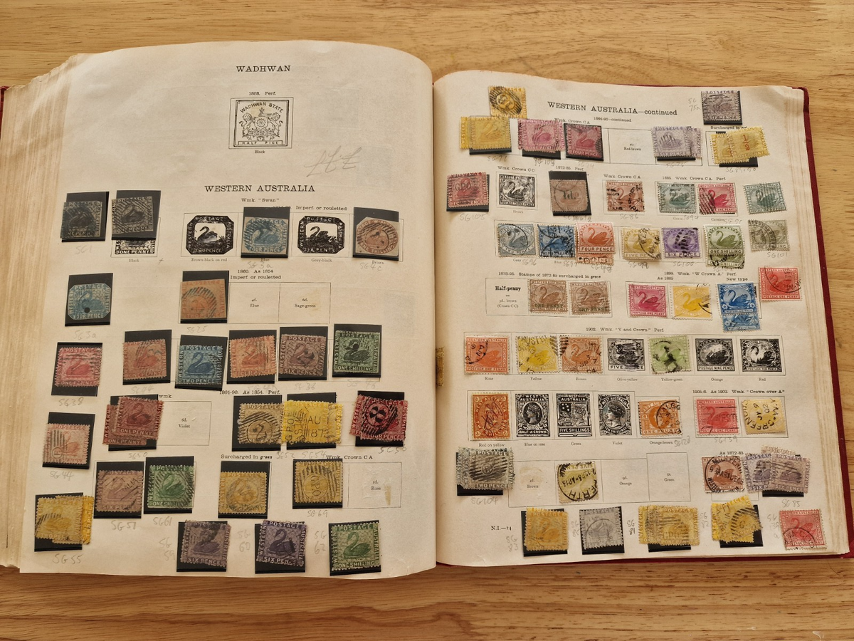 Valuable British Commonwealth Stamp Collection in New Ideal Album Massive CV