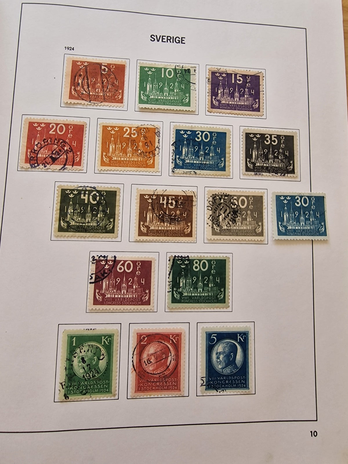 Sweden Superb Used Collection to 1969 in Davo Album Very High Cat Value