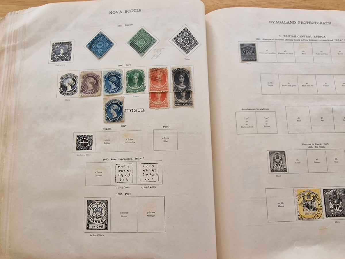 Valuable British Commonwealth Stamp Collection in New Ideal Album Massive CV