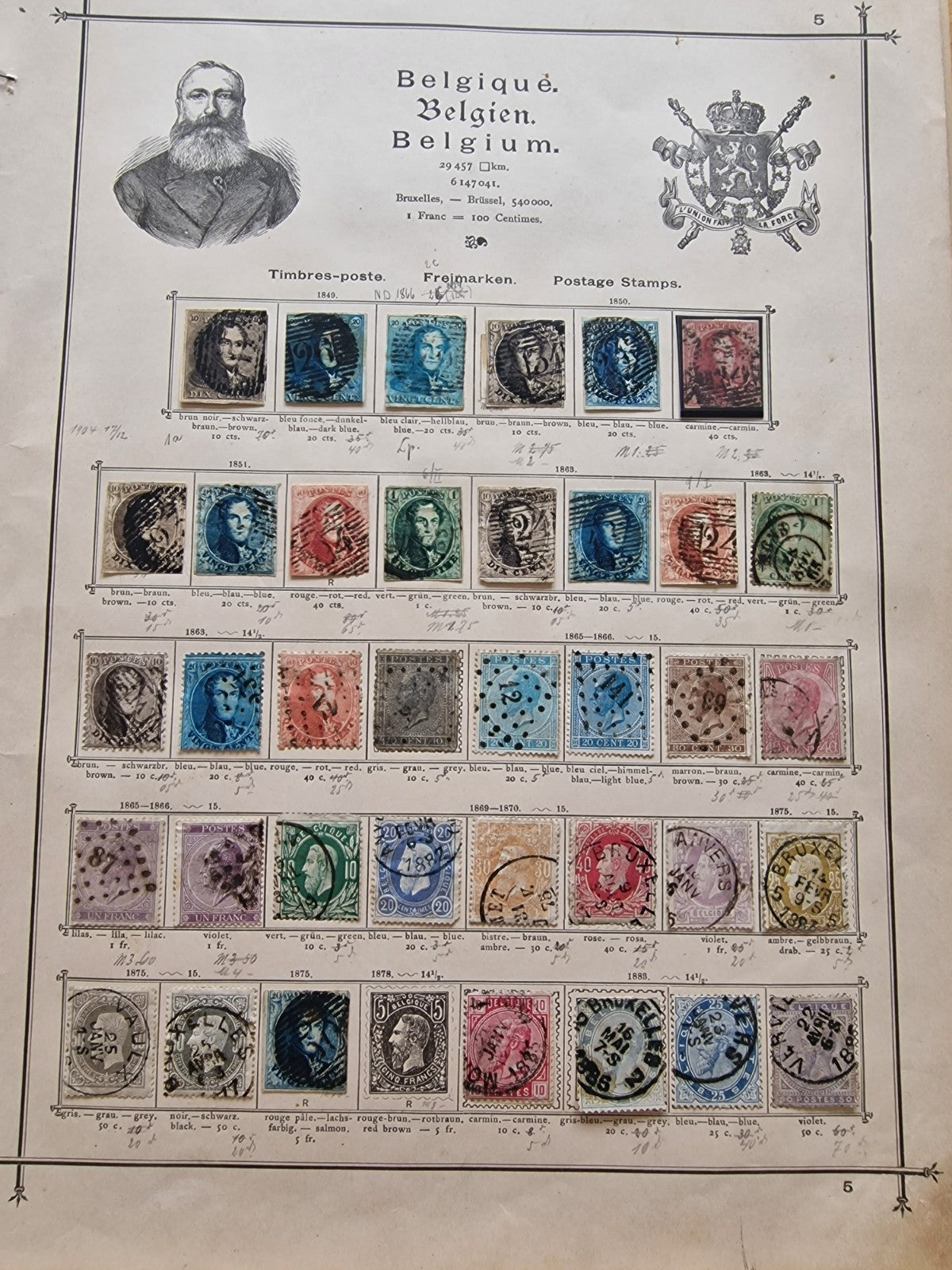 Valuable Stamp Collection in Ornate Old Schwaneberger Album Huge Cat Value