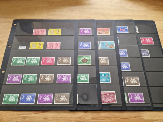 1963 Freedom from Hunger Omnibus Complete Set of 77 Stamps Fine MLH