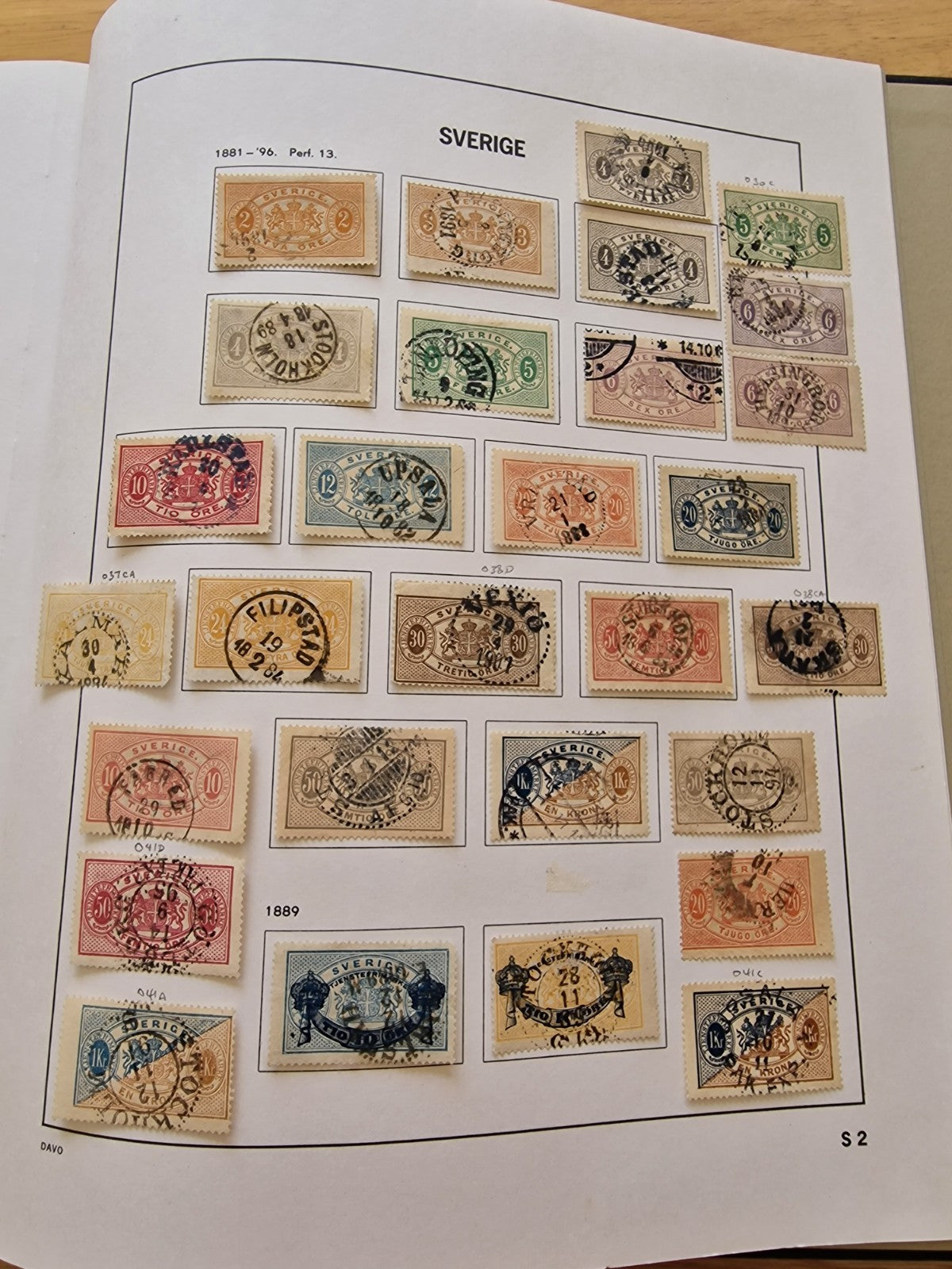 Sweden Superb Used Collection to 1969 in Davo Album Very High Cat Value