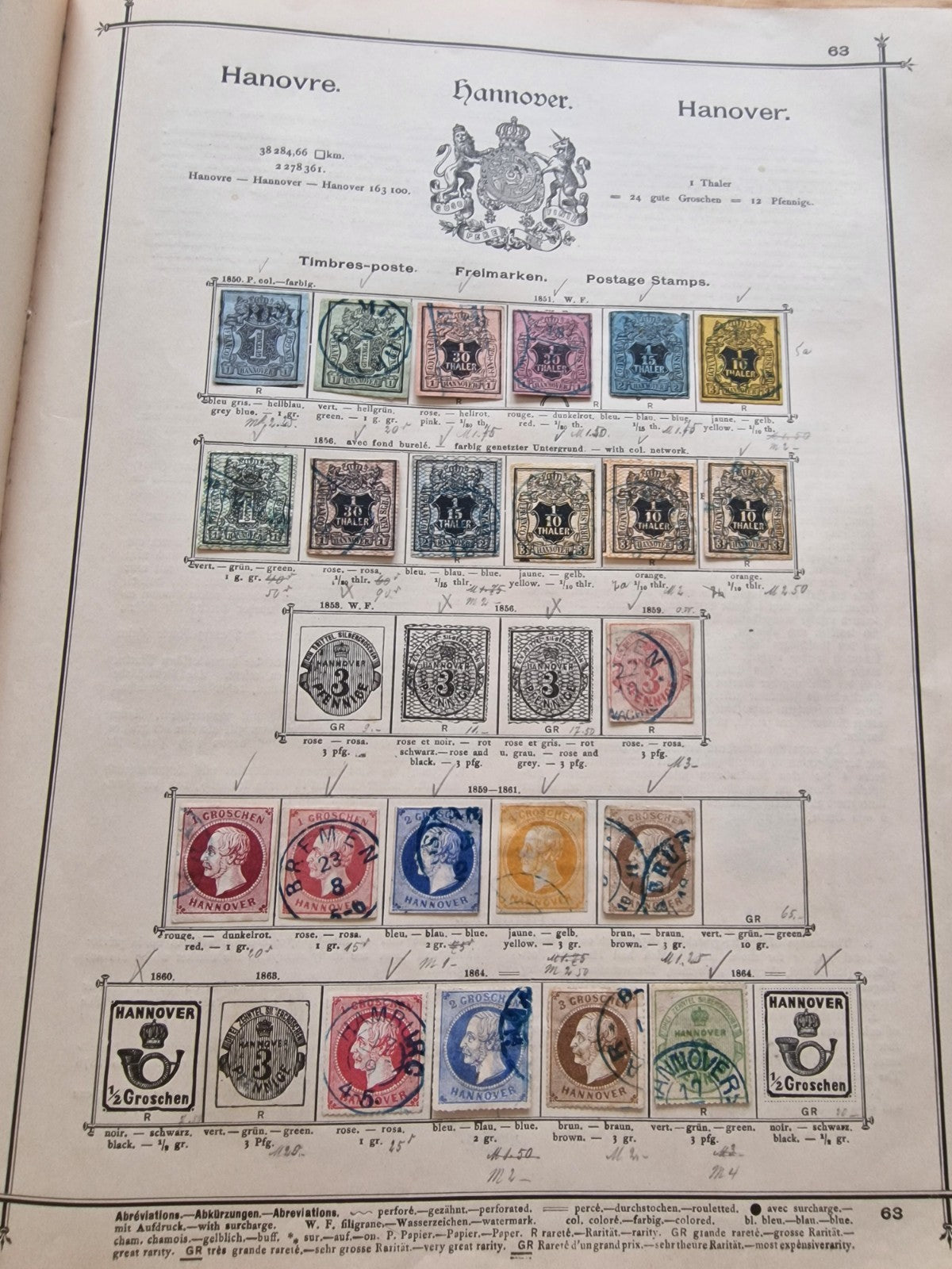 Valuable Stamp Collection in Ornate Old Schwaneberger Album Huge Cat Value