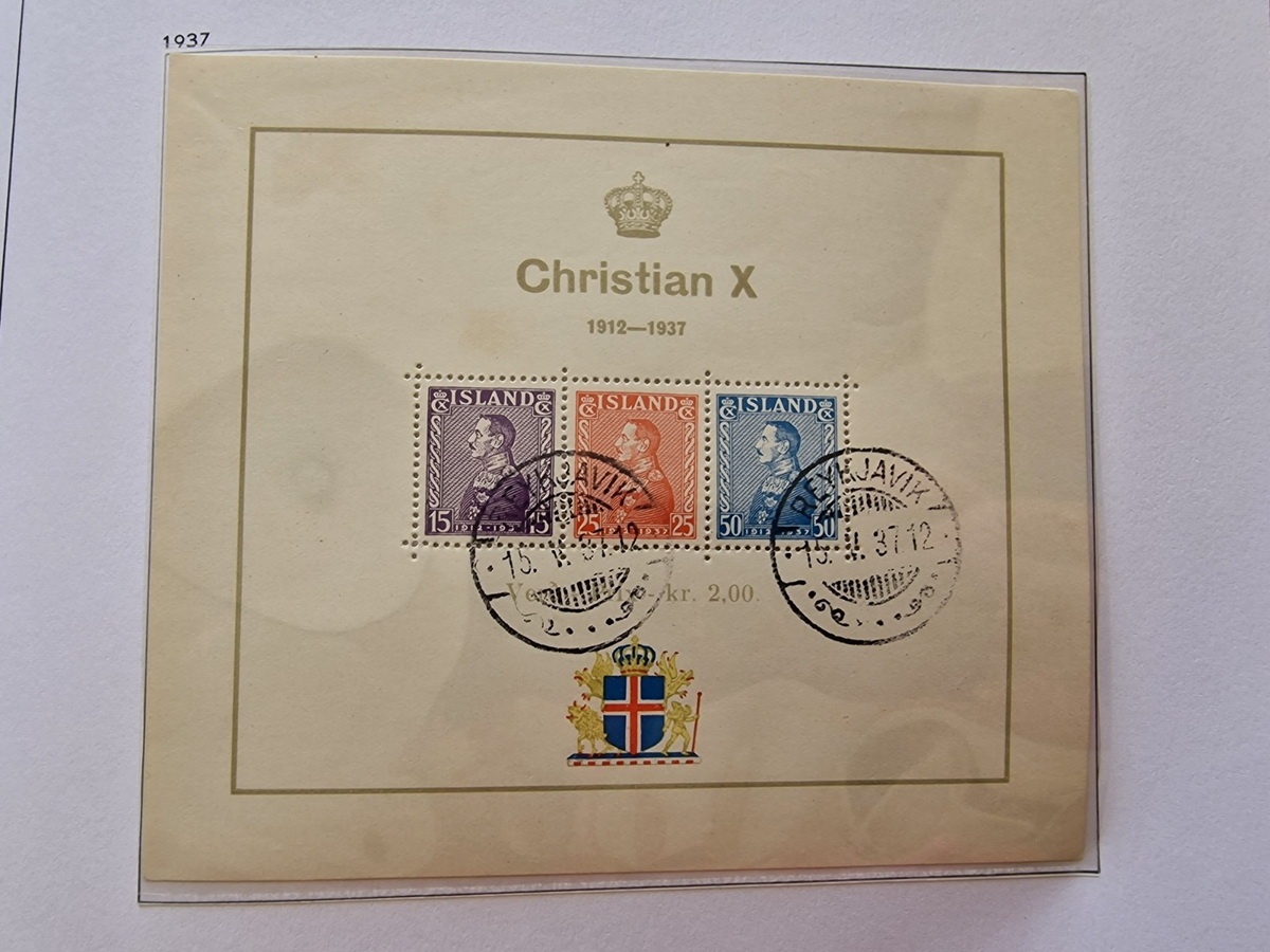 Valuable Iceland Superb Used Collection to 1989 in Davo Album