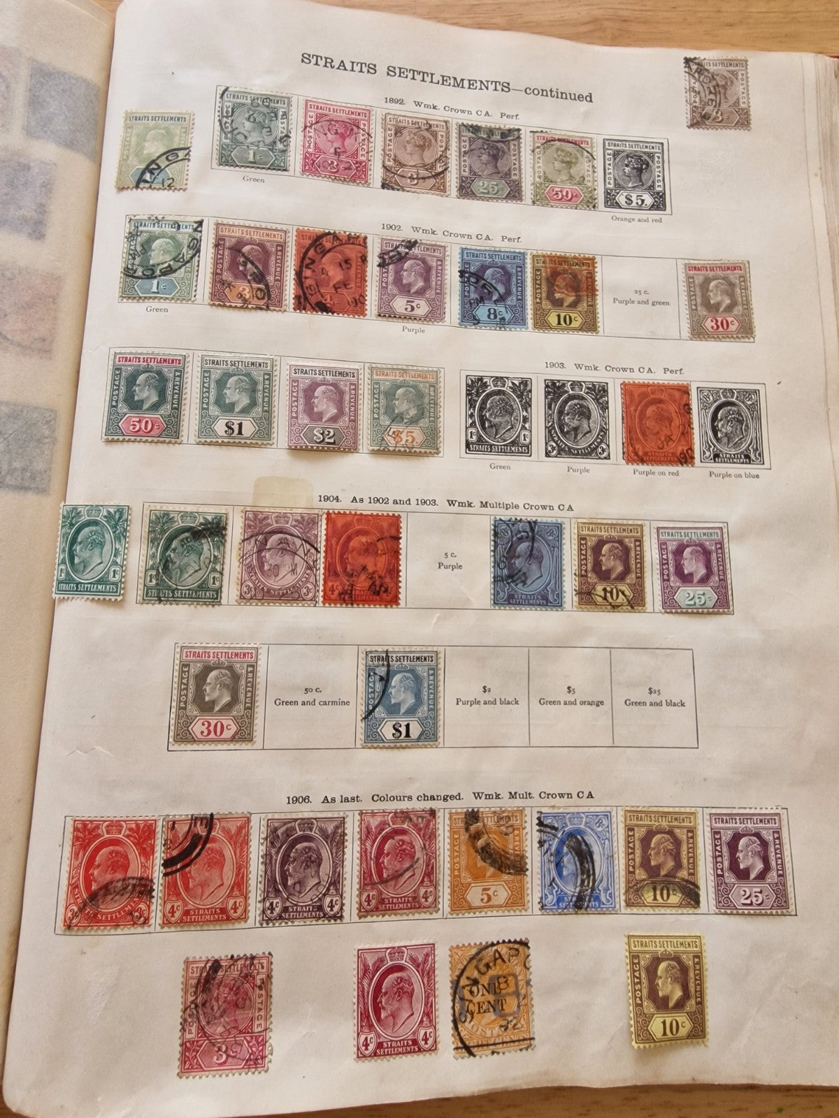 Commonwealth Stamp Collection in Well Filled New Ideal Album Huge Cat Value