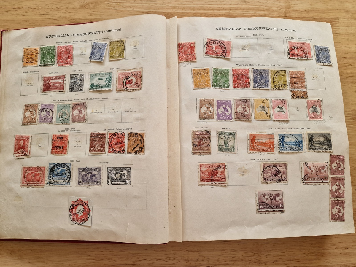 Valuable British Commonwealth Stamp Collection in New Ideal Album Massive CV