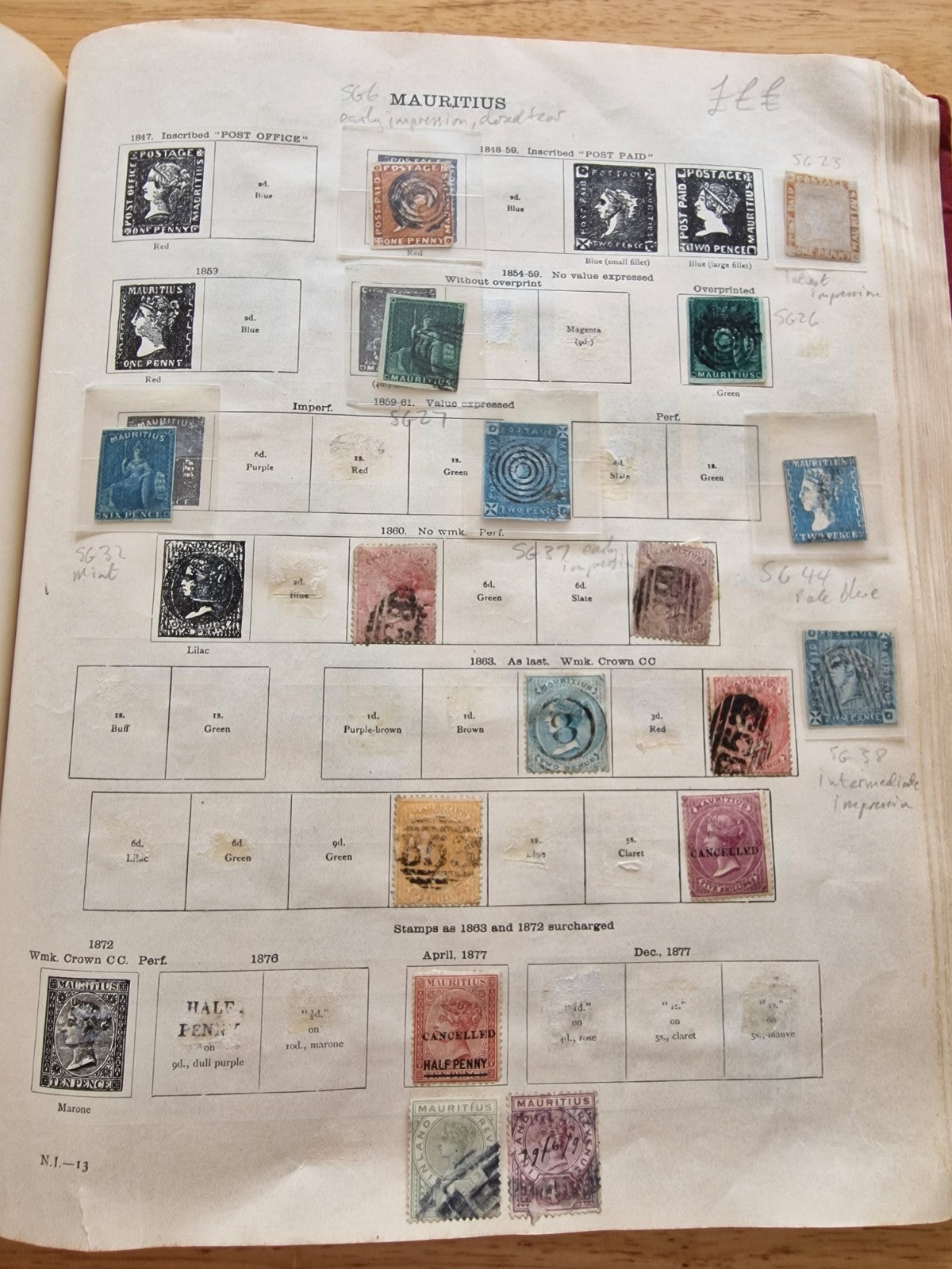 Valuable British Commonwealth Stamp Collection in New Ideal Album Massive CV