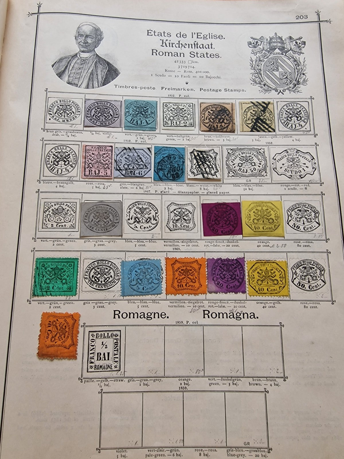 Valuable Stamp Collection in Ornate Old Schwaneberger Album Huge Cat Value