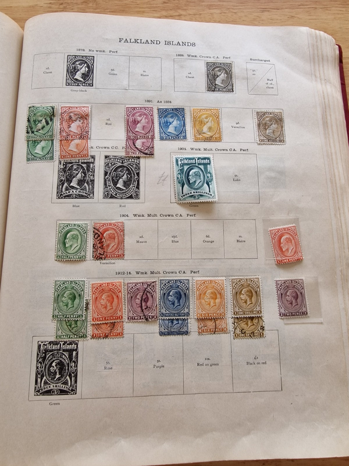 Valuable British Commonwealth Stamp Collection in New Ideal Album Massive CV