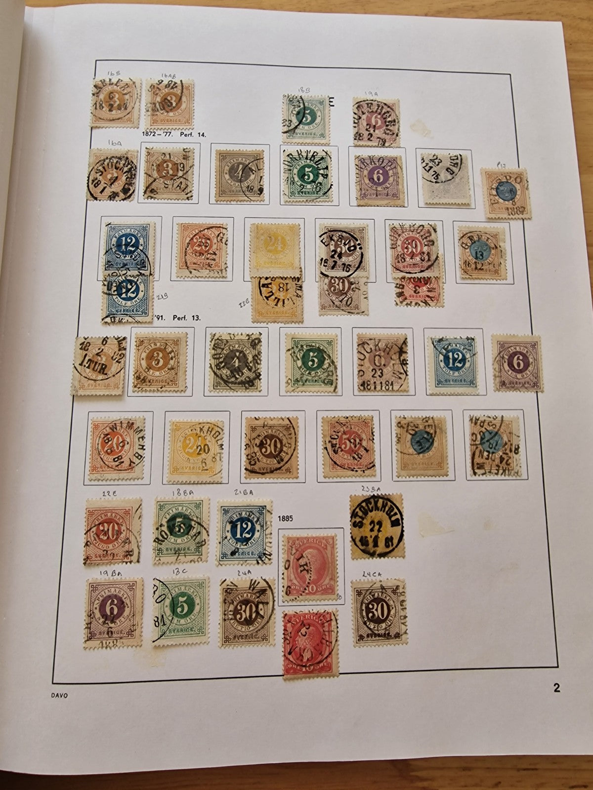 Sweden Superb Used Collection to 1969 in Davo Album Very High Cat Value