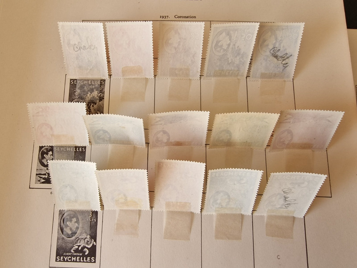 Seychelles KGVI 1938-49 Set (Chalk Papers) Mint Cat £1,087.75