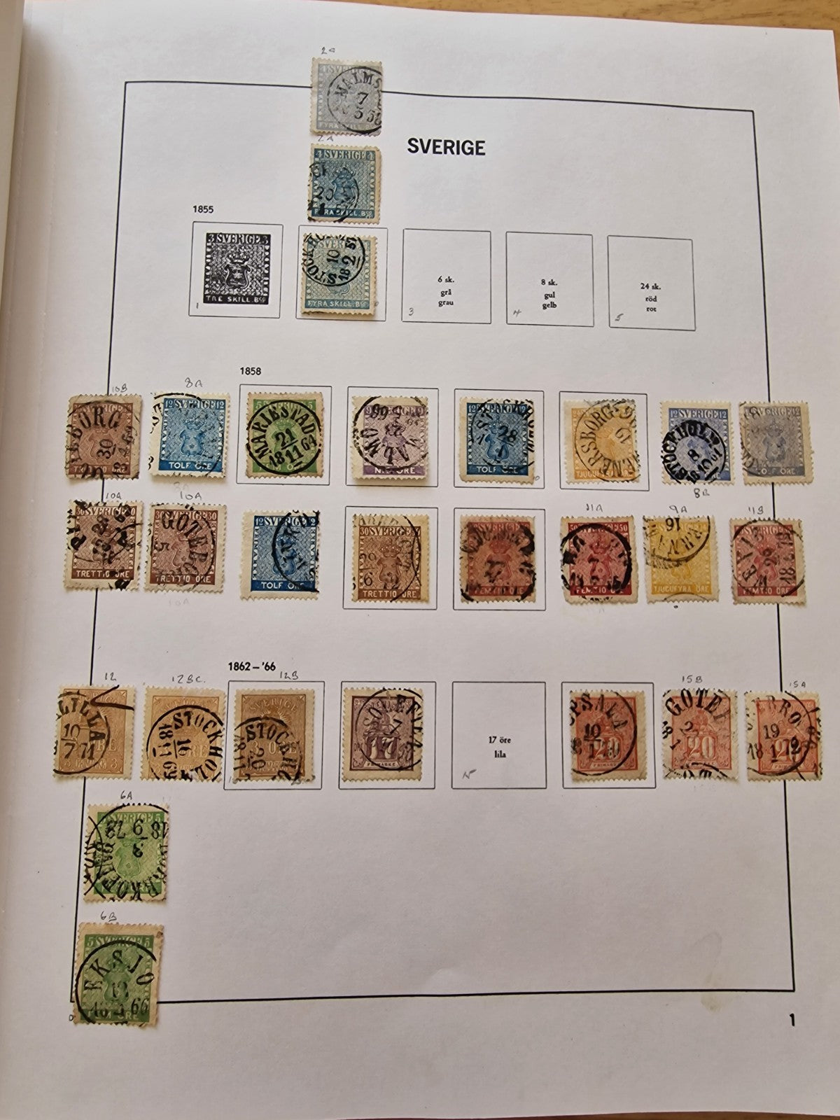 Sweden Superb Used Collection to 1969 in Davo Album Very High Cat Value