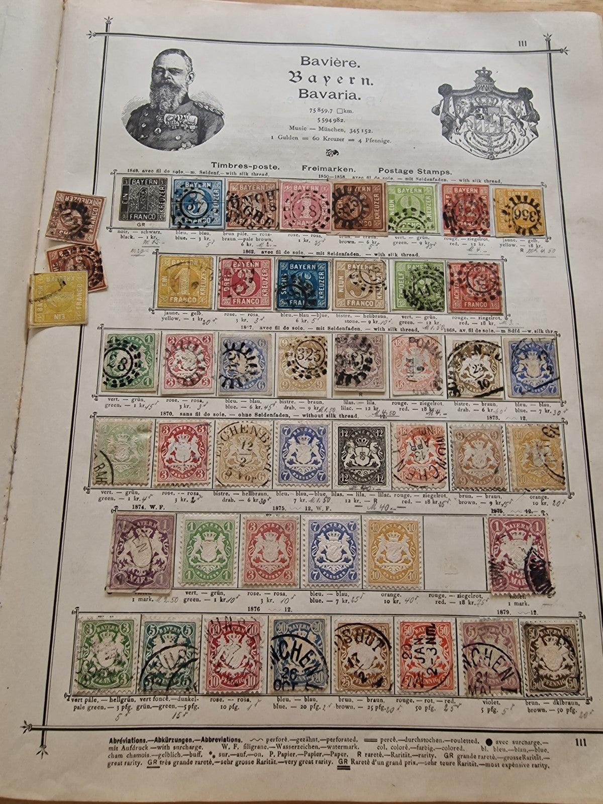 Valuable Stamp Collection in Ornate Old Schwaneberger Album Huge Cat Value