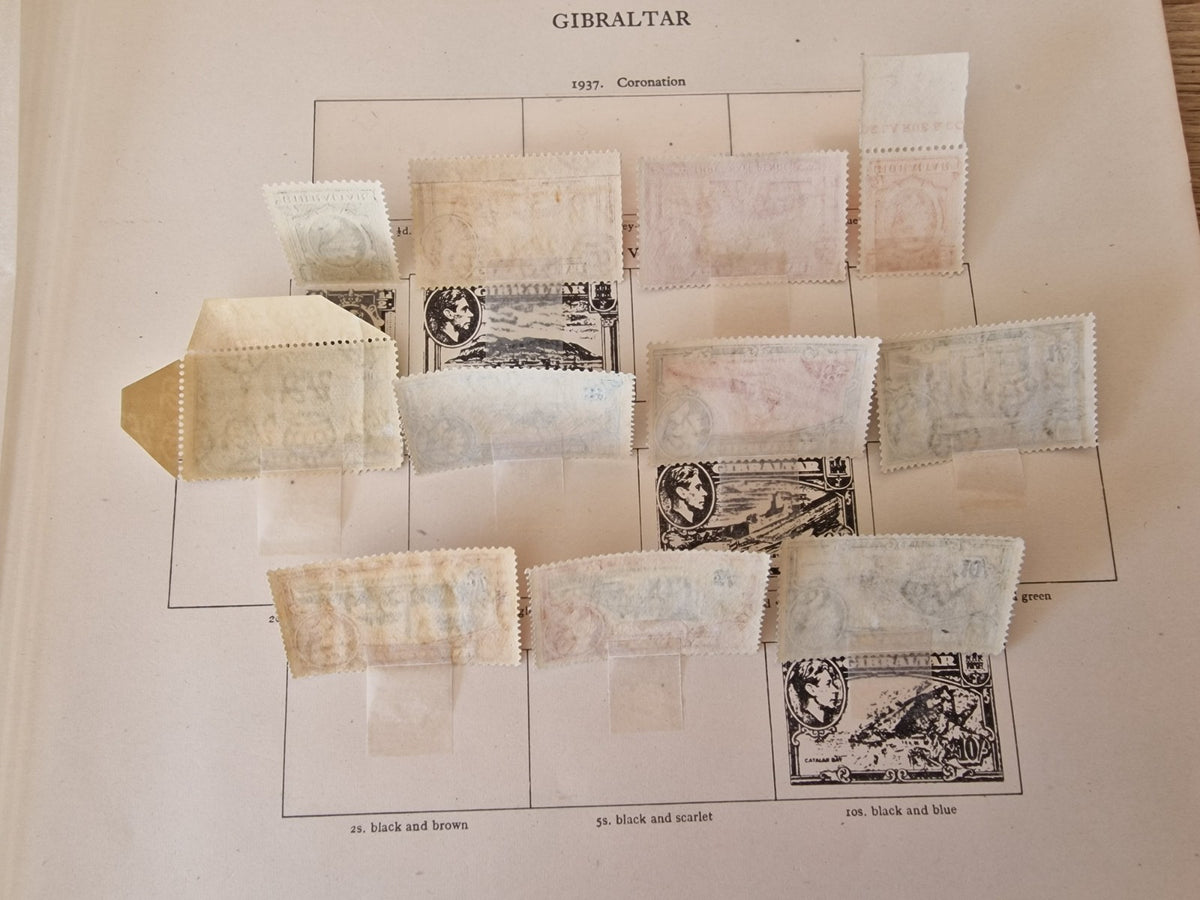 Gibraltar 1938-51 Set Complete for All Perfs/Colours (Less SG124ab) CV £1,550.85
