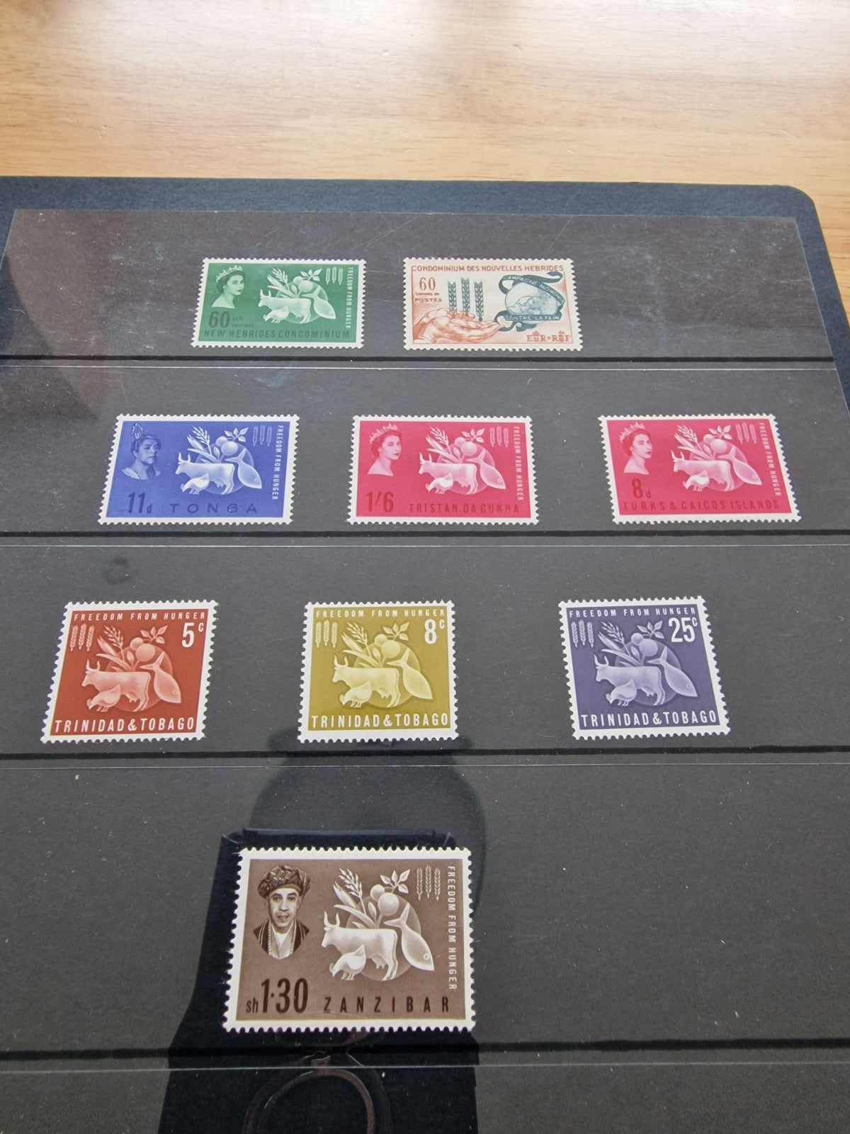1963 Freedom from Hunger Omnibus Complete Set of 77 Stamps Fine MLH