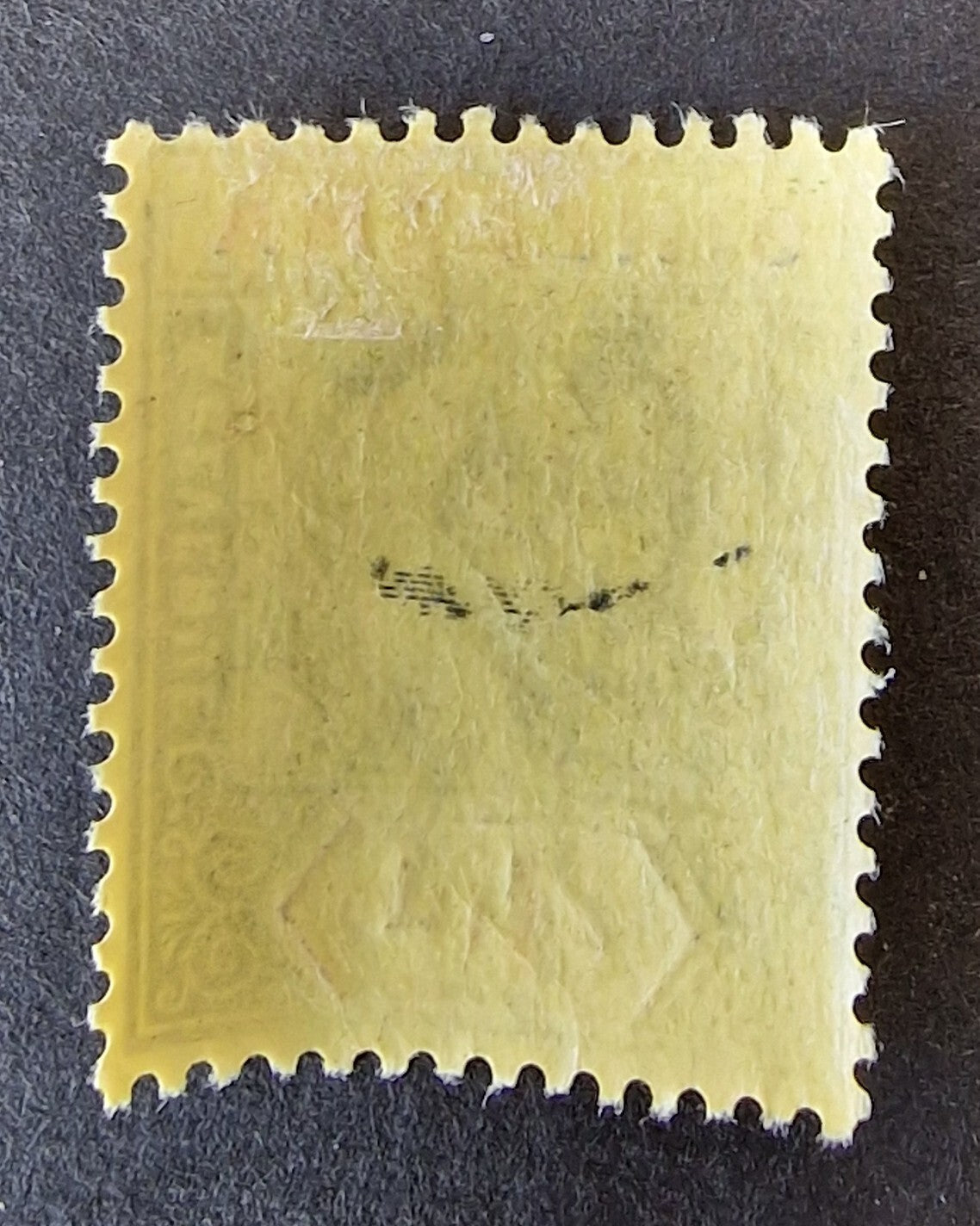 St Helena KEVII 1908-11 SG66b var 4d Repaired Damaged Frame & Crown Mint